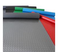 Tapete De Caucho PVC, Protector De Suelo, Antideslizante, Impermeable, For Interiores (Madera, Suelos Duros), Garaje, Entrada, Cocina Y Exteriores.(Green,1.2x1m/3.9x3.2ft)