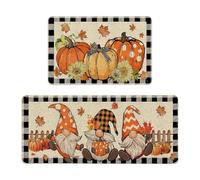 Tapete de celebración de otoño de Halloween 2025 con textura suave para el hogar, cálida para Acción de Gracias, Halloween, reuniones, base antideslizante, manta masónica fácil de limpiar (caqui, 120