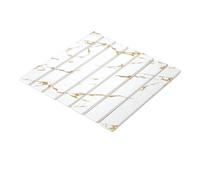 Tapete de cocina natural de tierra silícea de 40,6 x 30,5 cm, multiuso, protector de encimera de secado rápido, resistente al calor, estación de alimentación para mascotas, patrón de mármol flexible