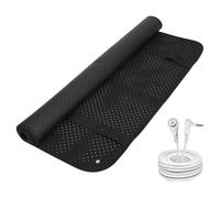 Tapete de conexión a tierra, antideslizante, de piel sintética, para dormir, aliviar el estrés y el dolor, tapete de sueño conductivo para interiores para escritorio y cama (pequeño)