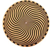 Tapete de corcho premium TAZstudio para tocadiscos de vinilo LP. Dise o original de corcho: Tormenta geom trica psicod lica (4 mm de grosor). M