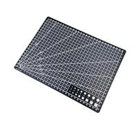 Tapete De Corte Tapete de corte PVC A3, A4 y A5 for banco trabajo, patchwork, almohadilla, costura manual, bricolaje, cuchillo, grabado, tablero cuero, base lateral Trabajar(A3 black)