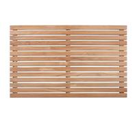 Tapete de Ducha y baño de Teca de Estilo nórdico para Uso en Interiores y Exteriores, Plataforma de Madera Antideslizante para SPA, Sauna, Piscina, Jacuzzi, decoración y Protector de Suelos (31.5 x