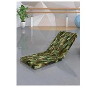 Tapete de ejercicio plegable para fitness, tapete de entrenamiento de 5 cm de grosor con asa de transporte para saltos altos, baile, sentadillas, gimnasia, yoga, entrenamientos en casa
