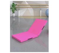 Tapete de ejercicio plegable para fitness, tapete de entrenamiento de 5 cm de grosor con asa de transporte para saltos altos, baile, sentadillas, gimnasia, yoga, entrenamientos en casa