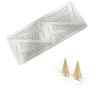 Tapete de encaje para árbol de Navidad, copo de nieve, cuernos de alce, molde para azúcar, Navidad, fiesta de cumpleaños, bricolaje, decoración de pasteles, molde para hornear chocolate y azúcar