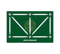 Tapete de entrenamiento de agilidad para pasos, antideslizante para entrenamiento de fútbol, diseño portátil seguro para jugadores, aficionados, amantes, padres, mamá, al aire libre, interior