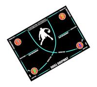 Tapete De Entrenamiento De Baloncesto, Práctica Reducida De Ruido, 40x60 Cm, Tapete De Goma Para Puerta De Tapetes De Juego De Pies De Baloncesto, Desarrollar Técnicas De Precisión, Para A
