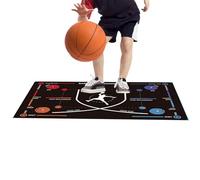Tapete De Entrenamiento De Baloncesto - Tapete De Suelo Portátil Para Equipo De Ejercicio,Entrenador De Pisadas Para Entrenamiento De Baloncesto | para Niños Jóvenes Adultos Uso en Interior y