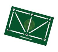 Tapete de entrenamiento de fútbol | Tapete de entrenamiento de fútbol resistente al desgaste, diseño portátil de paso de agilidad seguro para jugadores, aficionados, amantes, padres, mamá, al aire