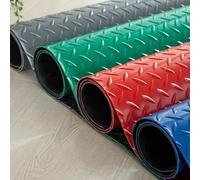 Tapete de estacionamiento Impermeable y Antideslizante, 1,2 x 3 m, 1,5 x 6 m, Protector de Piso Antideslizante, Rollo de Piso Grueso for Debajo del Auto(Red,1.2x6m/3.9x19.6ft)