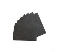 Tapete de fieltro para riego de plantas para jardinería en casa, entrega automática de humedad capilar para macetas y contenedores, personalizable y cortable, negro, absorbente, 0,3 cm (45 x 9 cm)