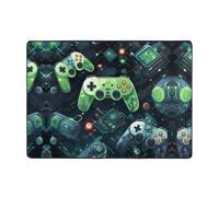 Tapete de franela Gamepad Circuit Version (80 x 58 pulgadas), tapete para dormitorio, sala de estar y decoración de estudio