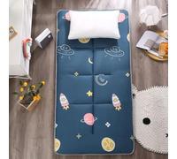 Tapete de futón - Colchón plegable ligero con base antideslizante, relajante para dormir siesta, viajes, cama de invitados, dormitorio, oficina, tatami (verde, 90 x 200 cm)