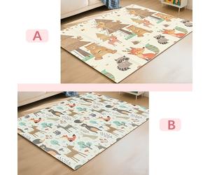 Tapete de gateo para bebé de 1 pieza / Material seguro y masticable / Engrosado y fácil de limpiar / Plegable para un almacenamiento que / Adecuado para y dormitorio en casa / para festivales