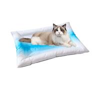 Tapete de gel fresco para perro, manta refrescante para dormir, portátil, para clima caliente, cómodo colchón de perrera para césped, picnic, playa, viaje en coche