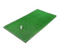 Tapete de golf de 12 x 24 pulgadas, tapete de práctica con soporte de goma en T realista, tapete portátil para deportes al aire libre, entrenamiento de golf, tapete de césped para interiores y oficina
