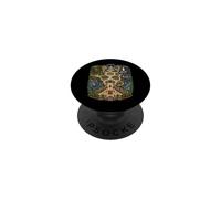 Tapete de Juego con el Mapa del Parque temático Fantasy Kingdom en la Espalda de papá PopSockets PopGrip Adhesivo