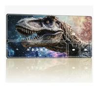 Tapete de juego de cartas de mesa con zonas mágicas, 24 x 14 pulgadas, tapete de juego de cartas TCG cosido, tapete de juego de mesa de comandante, superficie de goma lisa, tapete de escritorio de