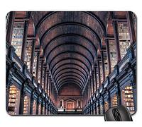 Tapete De Juego, Edificio De La Biblioteca del Trinity College De Dublín Irlanda Alfombrilla De Ratón Antideslizante Alfombrilla Raton Professional Mouse Mat para Oficina Ratón 25X30Cm