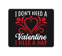 Tapete De Juego, No Necesito Un Amor, Necesito Una Siesta Mousepad Ergonómico Alfombrilla Ratón Portátil Alfombrilla De Ratón para Juegos para Juegos Ratón 25X30Cm