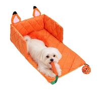 Tapete de juego para cachorros, divertido tapete interactivo con bola masticable y nudo de cuerda, sofá cama para perro, para viajes, playa, parque, dormitorio, jardín, interior y exterior, reunión de