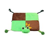 Tapete de juego para perros - Almohadilla para corralito para cachorros, alfombra de entretenimiento portátil, juguetes chirriantes, multiusos, reutilizable, interactivo, para aliviar el aburrimiento