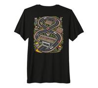 Tapete de Juego Start Finish Race Track Dad Back Camiseta Premium