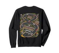 Tapete de Juego Start Finish Race Track Dad Back Sudadera