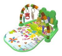 Tapete de Juegos|Centro de Actividades para bebés con música y luz Tapete de Juegos para Gimnasio para bebés fácil y Seguro con Colgante de sonajero Tablero Ajustable extraíble para recién naci