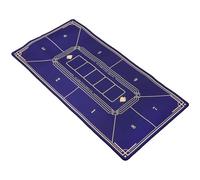 Tapete de Juegos de Cartas Azul de Resina, Goma y Cloth | Noches de Fiesta y Partidas de Póquer, Uso Multipropósito, Formato Portátil y Plegable
