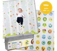 Tapete de juegos extragrande Chicco 2 en 1, 200x180 Chicco