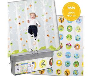 Tapete de juegos extragrande Chicco 2 en 1, 200x180 Chicco
