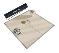 Tapete de Mahjong Grande, Suave y Antideslizante, tapete de Mesa for Mahjong y póquer.(Beige1,85cm/33.4")