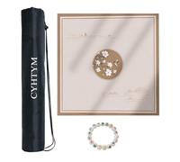 tapete de Mahjong, Tapete Antideslizante de Mahjong Blanco arroz, tapete Cuadrado silencioso for Mesa, for Escritorio