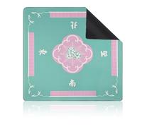 Tapete de Mahjong - Tapete de Juego Antideslizante con Reducción de Ruido, Absorbente de Agua y Antideslizante - Tapete de Mesa de Póker for Mahjong/Póker/Tablero/Cartas/Dominó(E-1,39.37in*39.37in)