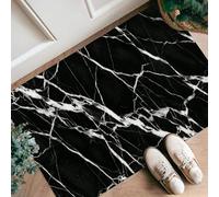 Tapete de mármol moderno, elegante, con patrones de venas N/A, antideslizante, suave, resistente a las manchas, para cocina, lavandería, puerta, entrada, decoración de 2 x 3 pies