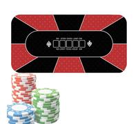 Tapete De Mesa De Póker - Alfombrilla Antideslizante Grande, Tela Suave Estilo , Superficie 120x60cm | Cubierta Profesional para Juegos Usada En Noche De Póker Fiesta Temática Torneos