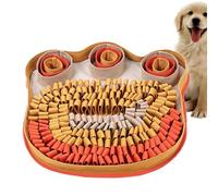 Tapete de olfateo para Perros, 49 x 49 cm, tapete e Indestructible para Cachorros, Juguete Interactivo para aburrimiento para Perros, Lavable a máquina, Almohadilla de forraje para Mascotas para