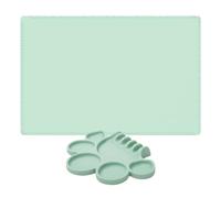 Tapete De Pintura De Silicona - Bloc De Dibujo Plegable - Alfombrilla Silicona Manualidades 60x40 cm - para Artistas Estudiantes Acuarela Arcilla Proyectos Dibujo Hogar Escuela