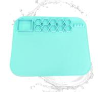 Tapete de pintura de silicona - Materiales de pintura para niños | Paleta Antiadherente para Resina y Masa para Modelar, Escritorio Creativo con Mantel Protector para Dibujo y Pasatiempos Creativos