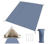Tapete de piso de camping | Tela Oxford portátil de secado rápido | Alfombras de camping al aire libre con clavijas, para senderismo, picnic, patio, terraza, porche, patio trasero, balcón y patio