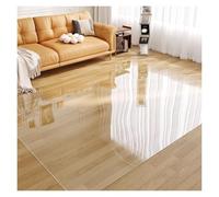 Tapete de PVC antiarañazos, tapete de silla cortable para alfombra, impermeable, transparente para suelos de madera dura/azulejos