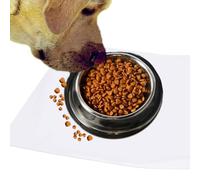 Tapete de PVC transparente y mate para comida de mascotas, tapete antideslizante para alimentación de mascotas, tapete duradero para perros y gatos, mantel individual de plástico impermeable para