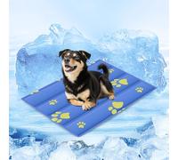 Tapete de refrigeración para mascotas 2025 para perros - 23.6 x 17.7 pulgadas, tapete fresco para perros grandes, tapete antideslizante para el verano, tapete de refrigeración lavable para gatos y