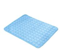 Tapete de refrigeración para perros, lavable, para mascotas, manta transpirable para gatos, 19.7 x 15 pulgadas, diseño portátil de verano, reutilizable, comodidad al aire libre para casa, playa