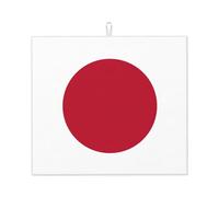 Tapete de secado con estampado de bandera japonesa para cocina, absorbente, reutilizable, para fregadero, utensilios de mesa