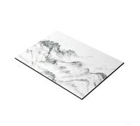 Tapete de secado de platos de cocina, grande, piedra de diatomita, absorbente para superficie, secado rápido, antideslizante, protector de encimera, blanco (1 1)