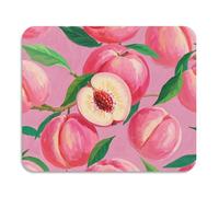 Tapete de secado de platos de melocotón rosa con sensación de pintura al óleo, antideslizante, absorbente, tapete de tierra de diatomeas, accesorios de cocina, 23.6 x 19.7 pulgadas