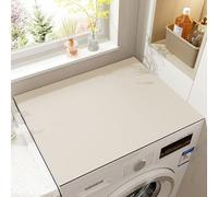 Tapete de secado de platos súper absorbente, tapete de goma antideslizante para fregadero de cocina, tapete de café y baño resistente a las manchas (beige, 50 x 60 cm), ideal para uso en cocina y baño